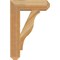Ekena Millwork Funston Craftsman Rough Sawn Bracket, Western Red Cedar, 4"W x 16"D x 24"H BKT04X16X24FST04RWR - alternate 4